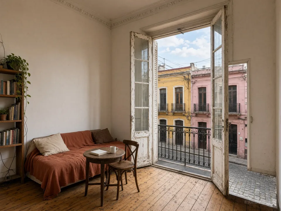Studio apartment in historic San Telmo