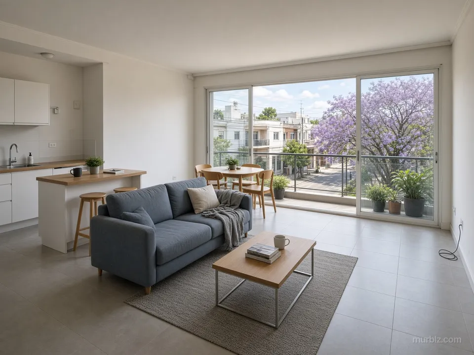 One-bedroom apartment in a new building in Colegiales