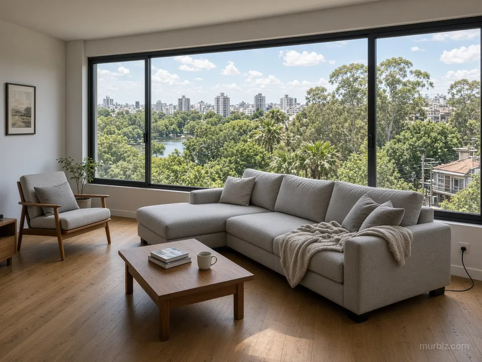 Two-bedroom apartment in a new building in Palermo