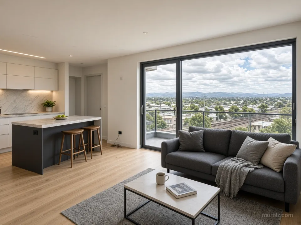 Two-bedroom apartment in Box Hill by the station and shopping centre