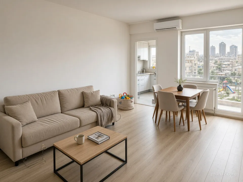 Two-room family apartment in Nizami