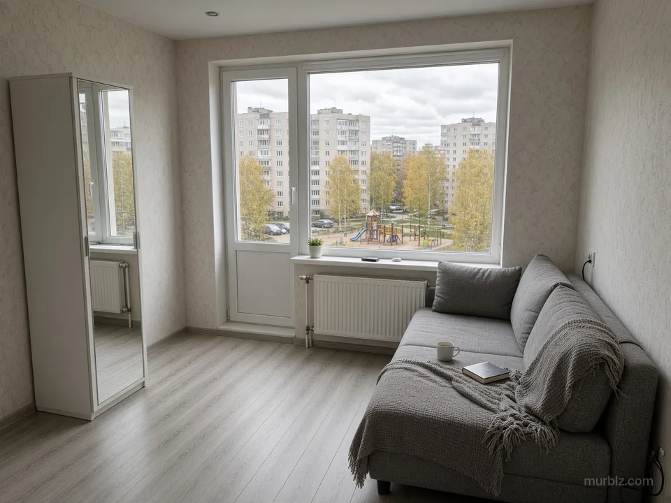 A one-room apartment in the Bilevo residential district