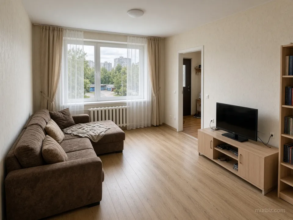 A two-room apartment in the Kazimirovka residential district
