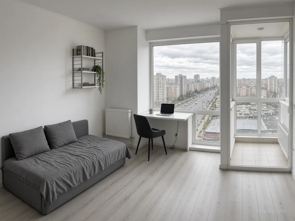 A one-room apartment by Kamennaya Gorka metro station