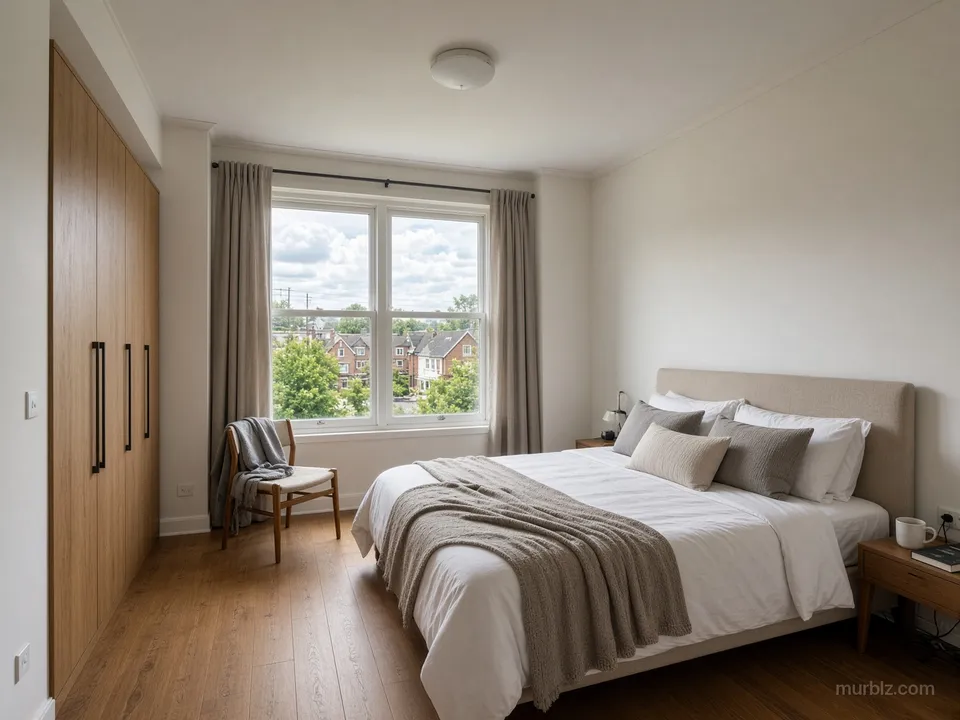 Căn hộ một phòng ngủ 58 m² ở Slaveykov