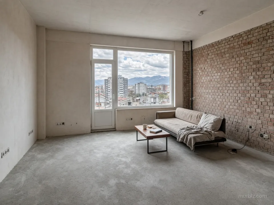 Căn studio 45 m² trong tòa nhà mới cạnh metro ở Lyulin
