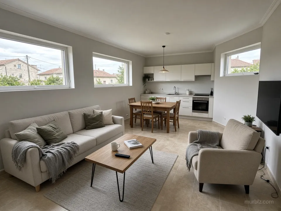 Sutomore merkezinde yenilenmiş 66 m² 2+1 daire