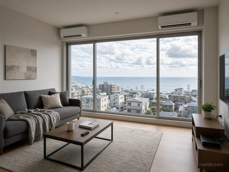 9. katta deniz manzaralı 47 m² 1+1 daire