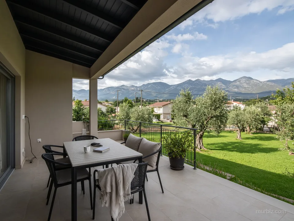 Yeni binada verandalı ve teraslı 70 m² 2+1 daire