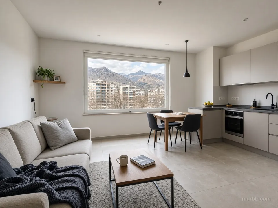 Căn hộ hai phòng ngủ 56 m² trong tòa nhà mới ở Konik