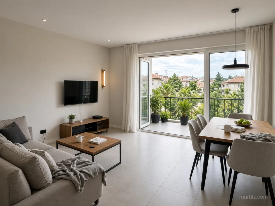 Căn hộ hai phòng ngủ 70 m² đã cải tạo toàn bộ