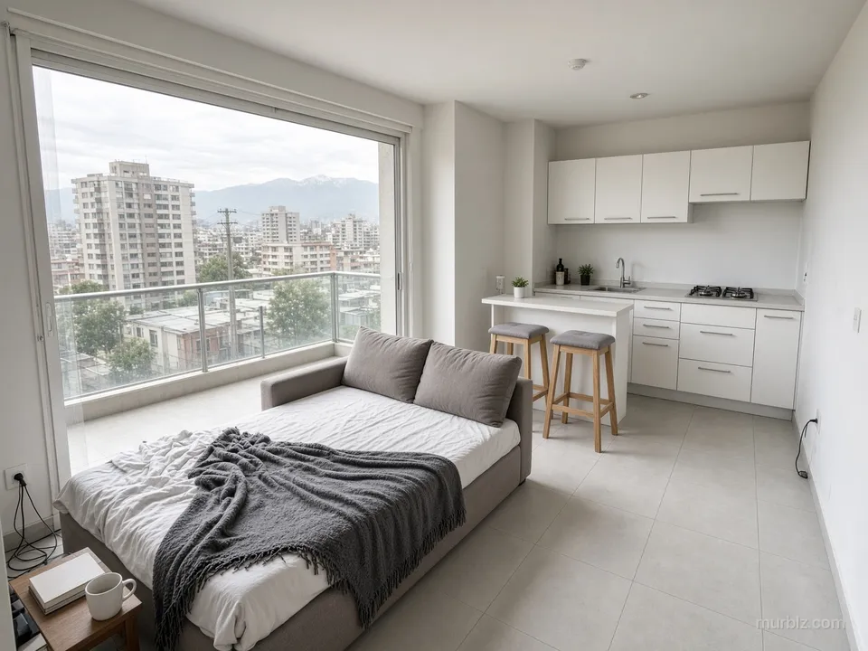 Studio in central Santiago
