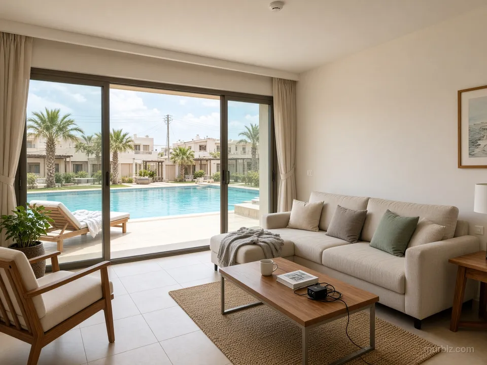Căn hộ một phòng ngủ 74 m² cạnh hồ bơi, giảm giá khi thanh toán toàn bộ
