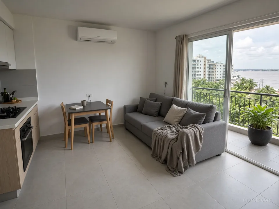 One-bedroom apartment in a tower in Guayaquil