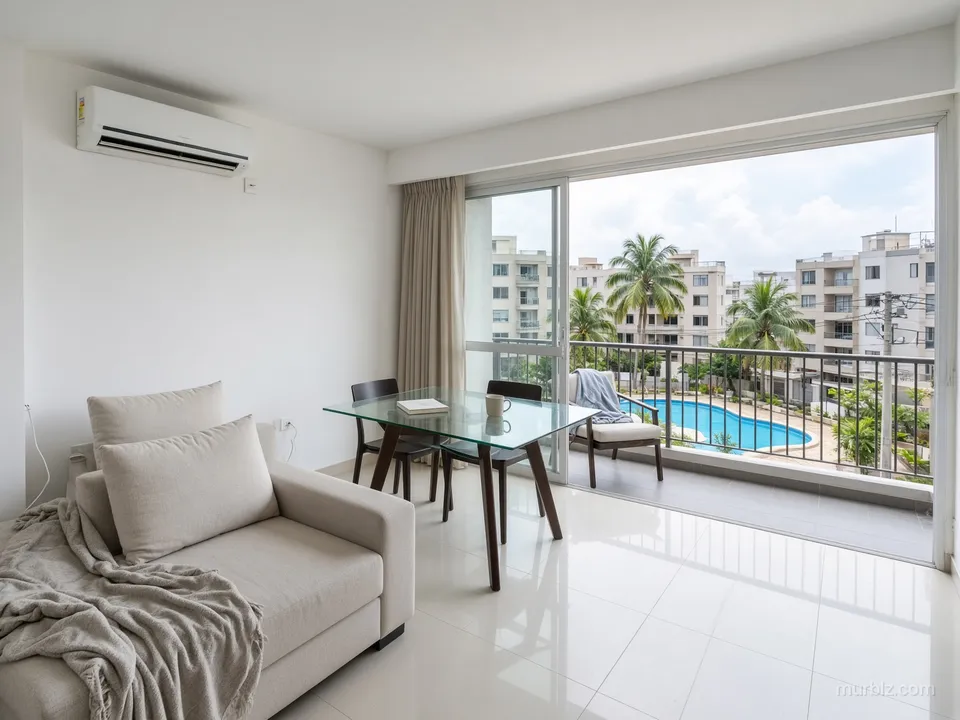 Two-bedroom apartment in a complex with a pool in Guayaquil