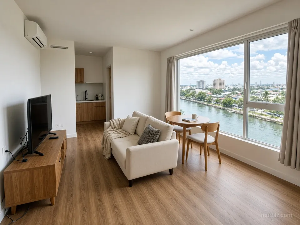 One-bedroom apartment in a regional city