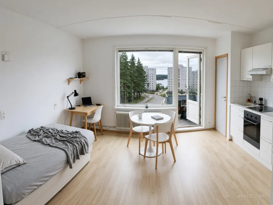 Studio apartment in Jyväskylä by the university