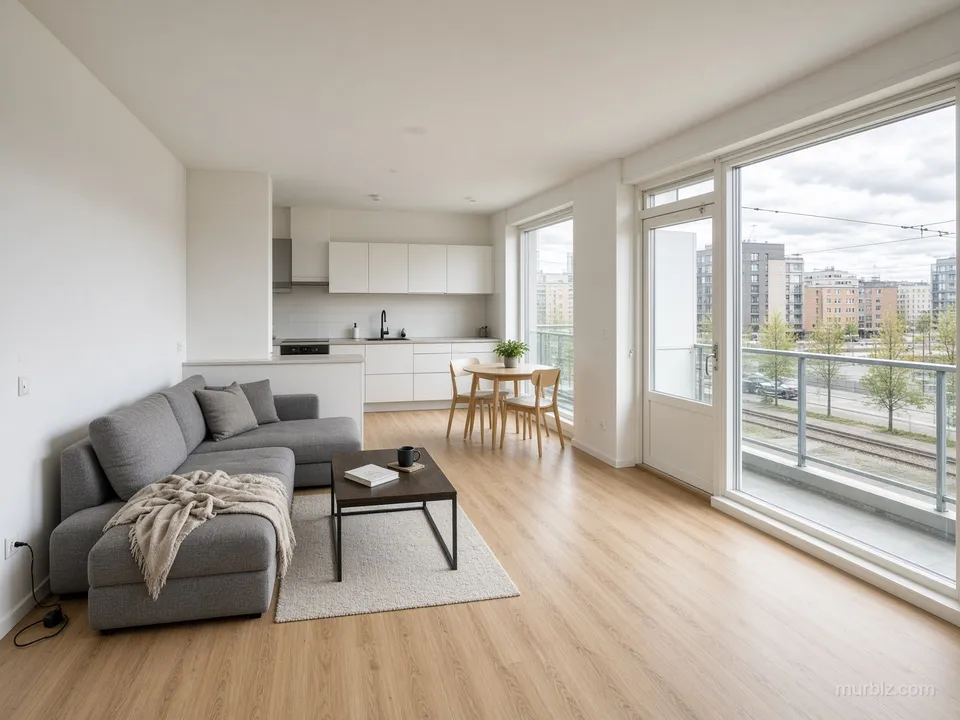One-bedroom apartment in Tampere by the tram