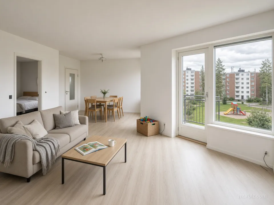 Two-bedroom family apartment in Vantaa