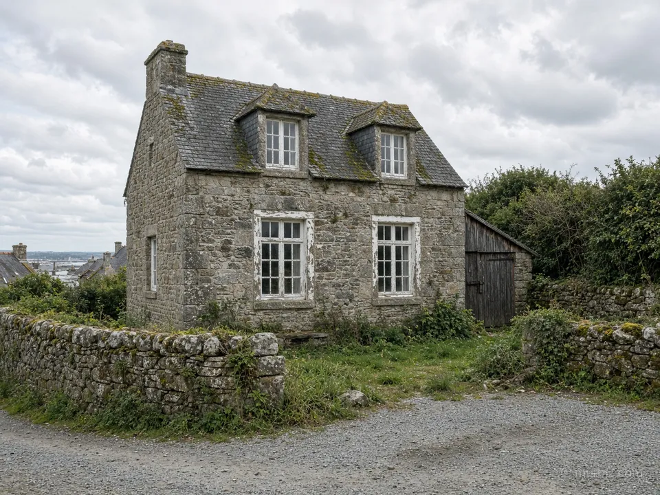 A house with a garden to renovate 500 metres from the beach