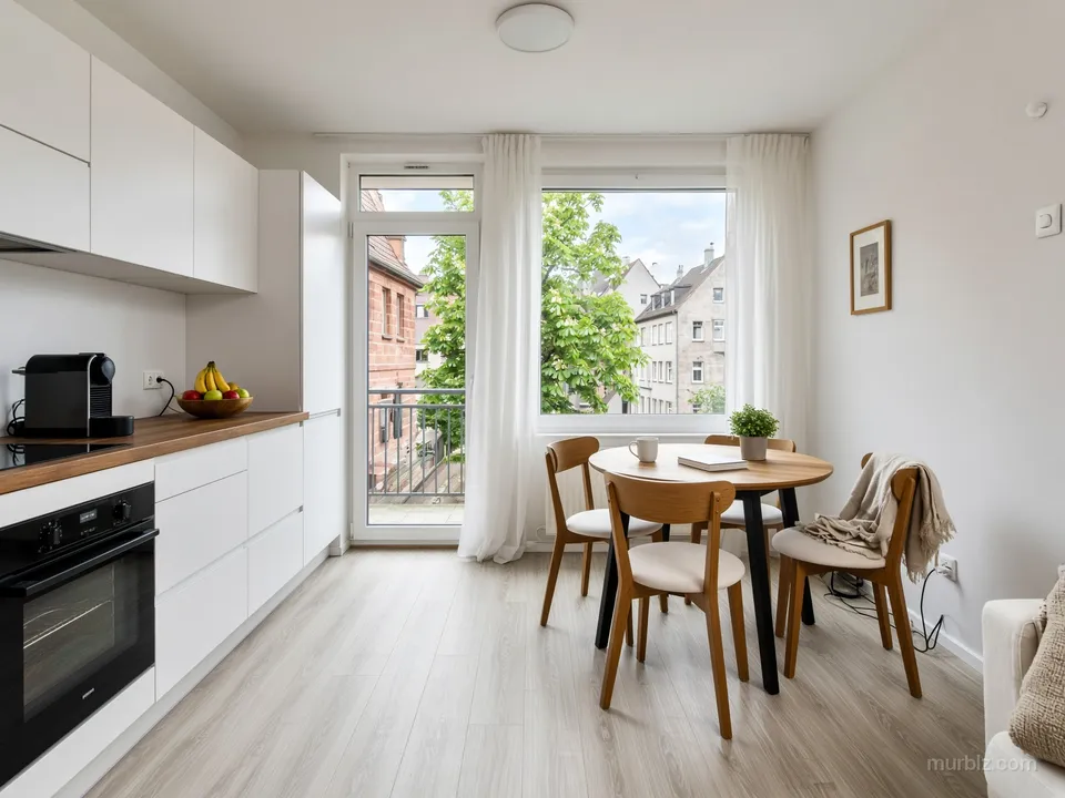 A one-bedroom apartment in Gostenhof next to the old town