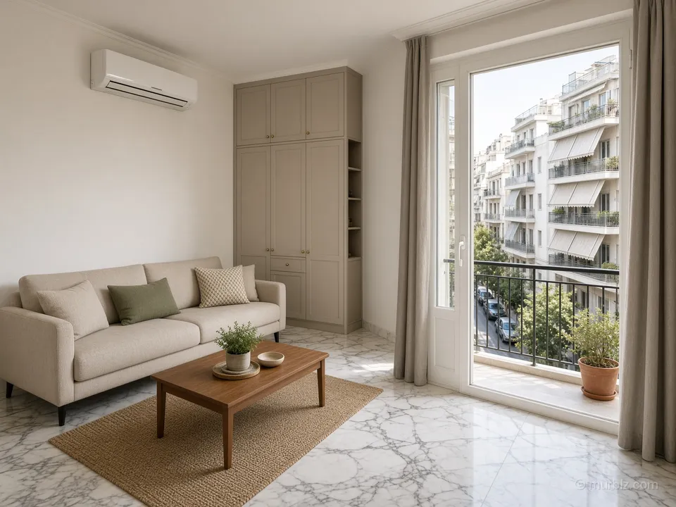 A furnished one-bedroom apartment with a tenant by Victoria Square