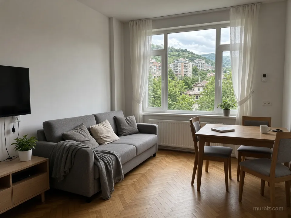 Căn hộ ba phòng ngủ 84 m² đã cải tạo ở Vake để xin cư trú