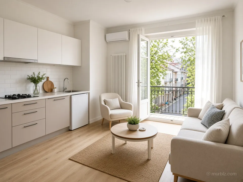 A one-bedroom apartment within walking distance of the sea