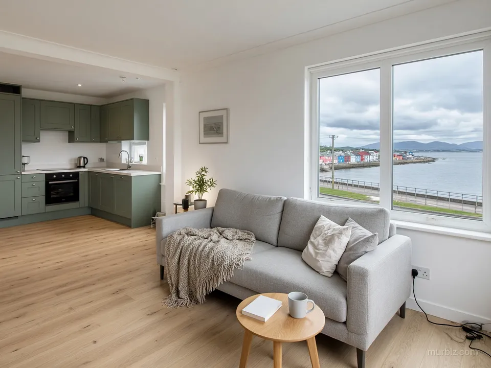 Two-bedroom apartment in the university city of Galway
