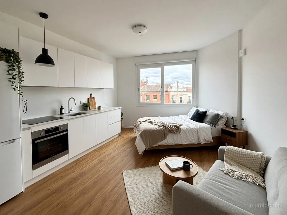 Tetuán'da yenilenmiş 28 m² stüdyo loft