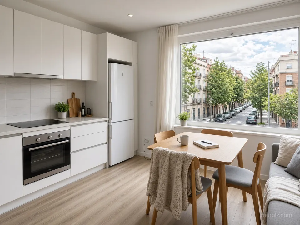 Retiro parkına 10 dakika mesafede 40 m² 1+1 daire