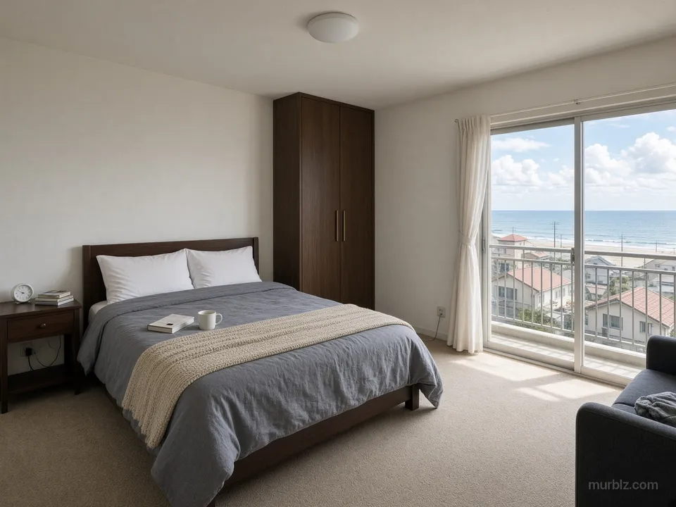El Arenal'da deniz manzaralı teraslı 56 m² 2+1 daire