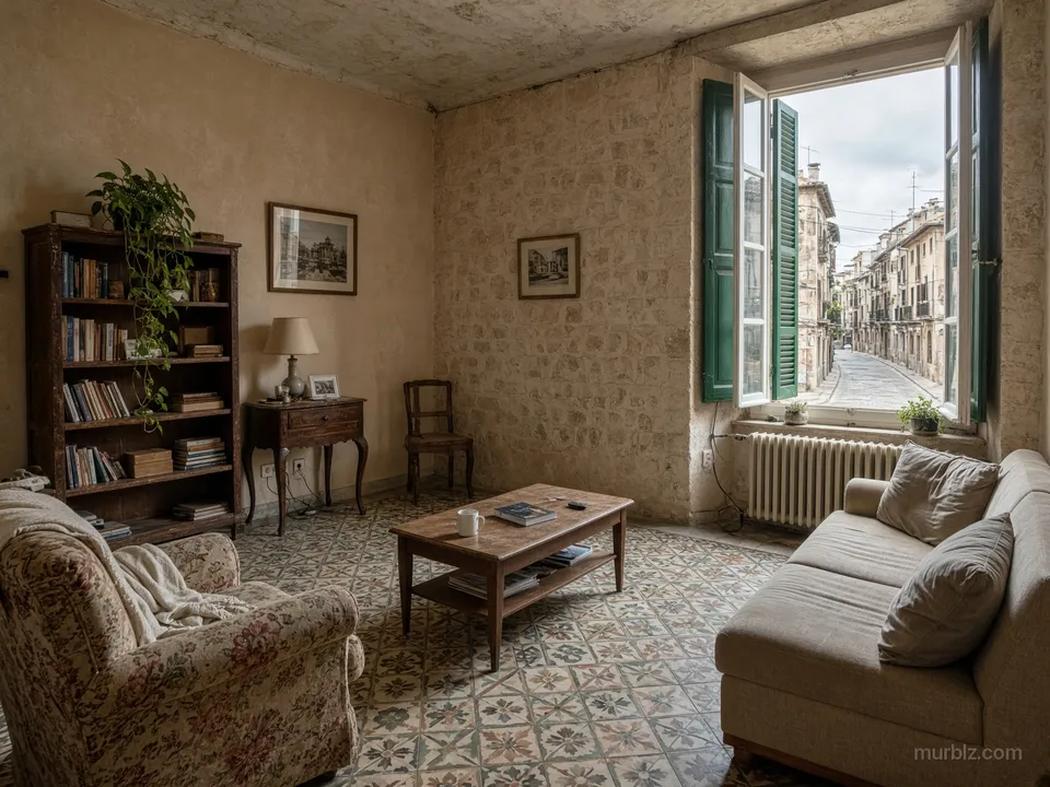 Palma'nın eski şehrinde yenilenecek 52 m² 1+1 daire
