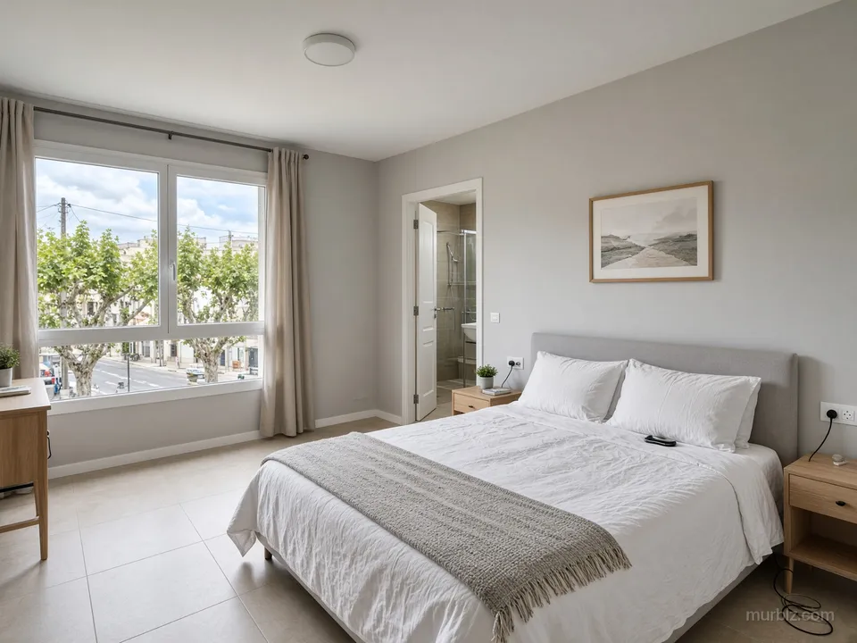 Port de Pollença'nın ana meydanı yakınında 85 m² 3+1 daire