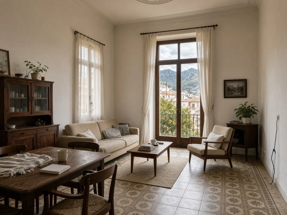 Sóller'de Tramuntana dağları manzaralı 79 m² 3+1 daire