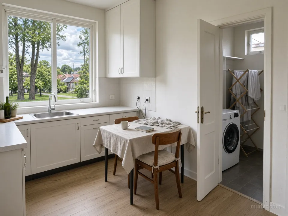 Viveros parkı yakınında balkonlu 3+1 daire