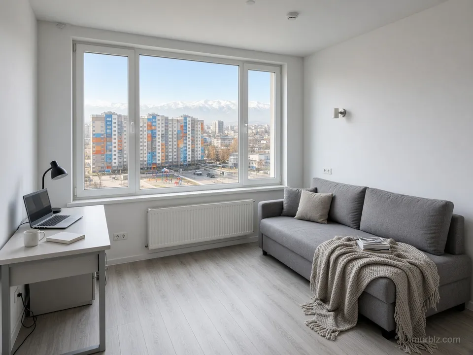 A one-room apartment in the Alatau district