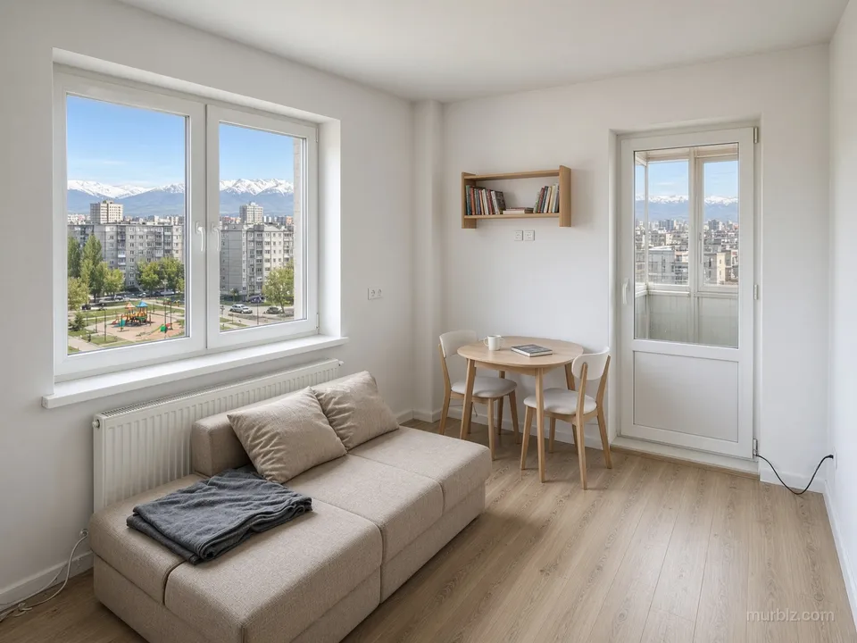 A one-room apartment in the 12th microdistrict