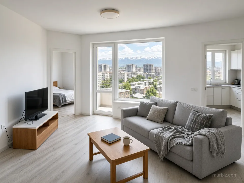 A two-room apartment in a new building in Vostok-5