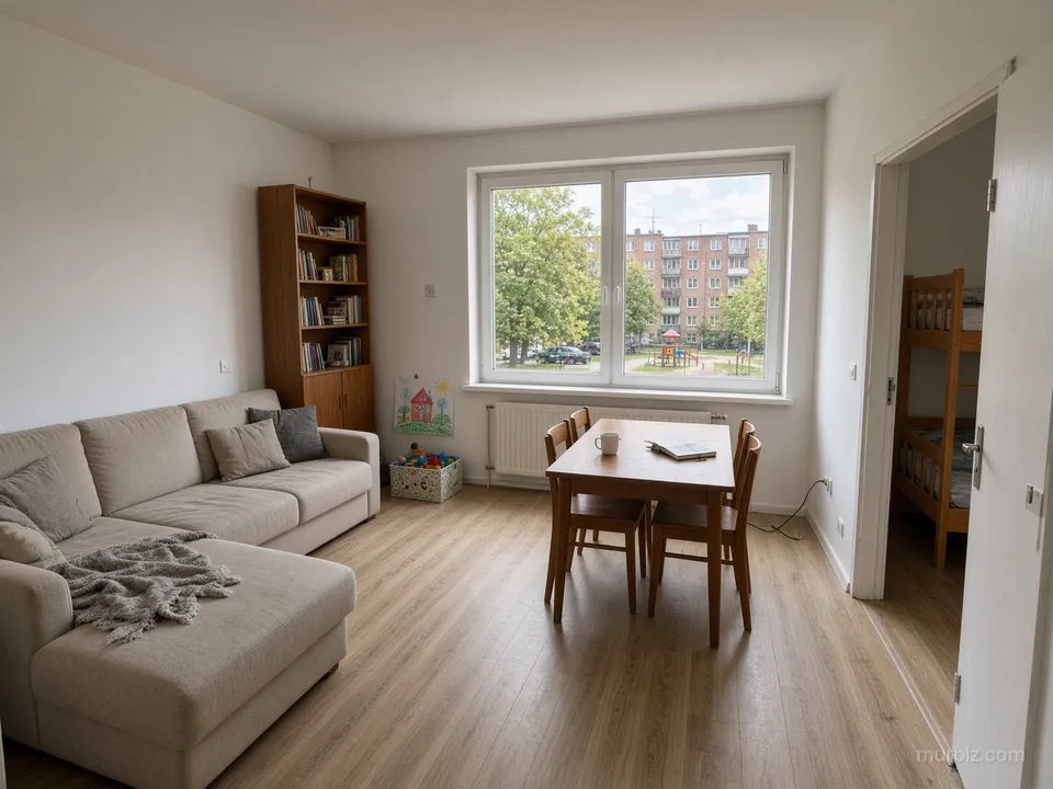 Two-bedroom family apartment in Kaunas