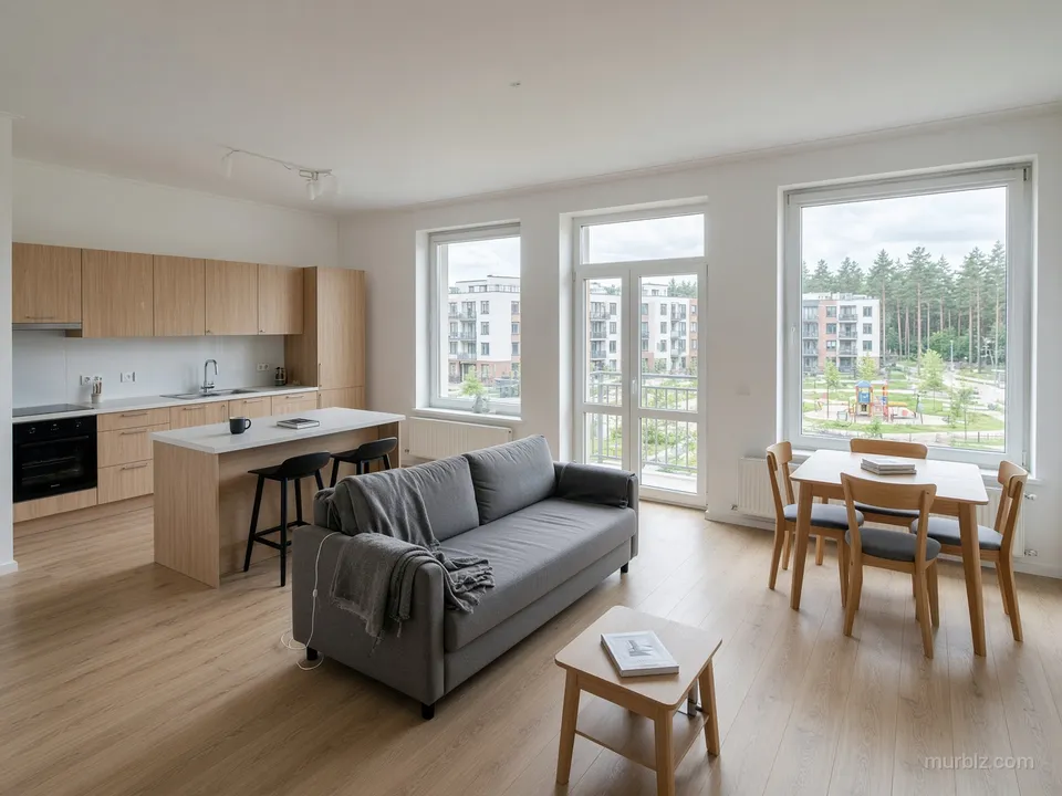 Two-bedroom family apartment in Vilnius