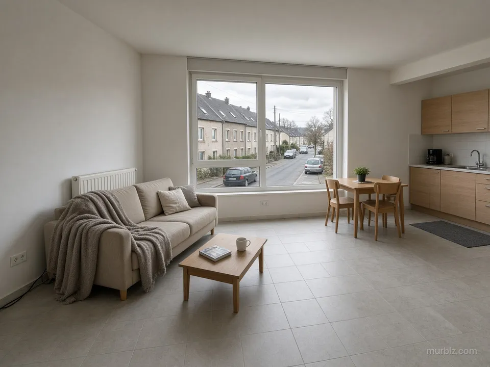 One-bedroom apartment in Dudelange by the French border