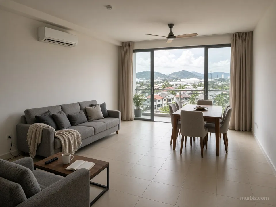 Three-bedroom apartment in Bukit Mertajam for long-term letting