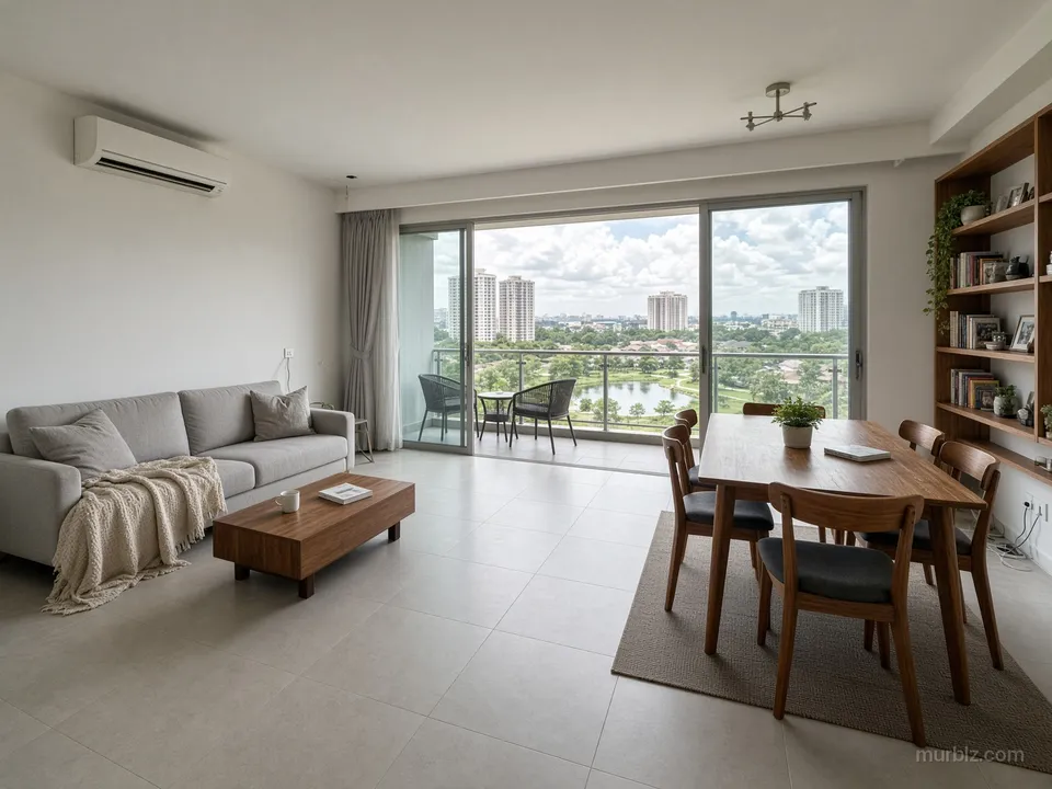Four-bedroom apartment by the park in Bukit Jalil