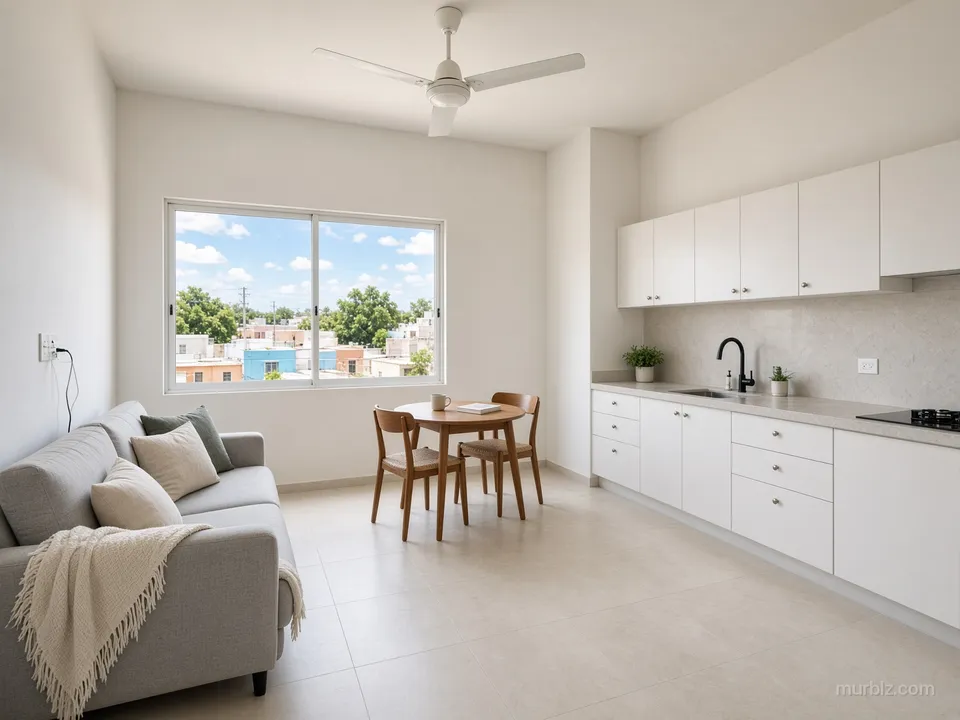 One-bedroom apartment in Mérida in Yucatán