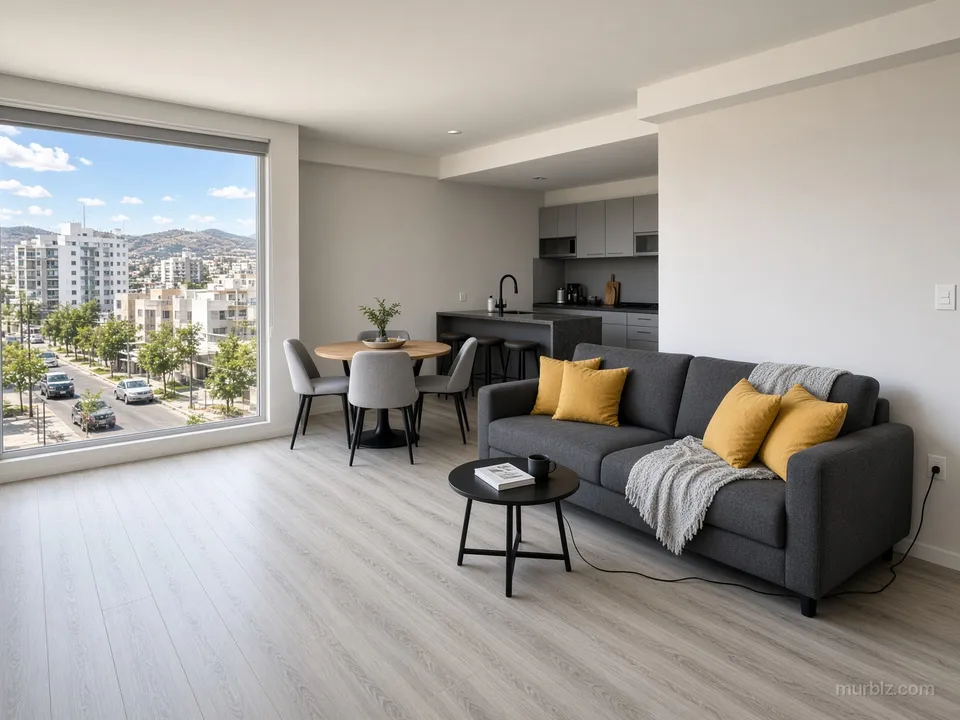 Two-bedroom apartment in business Querétaro