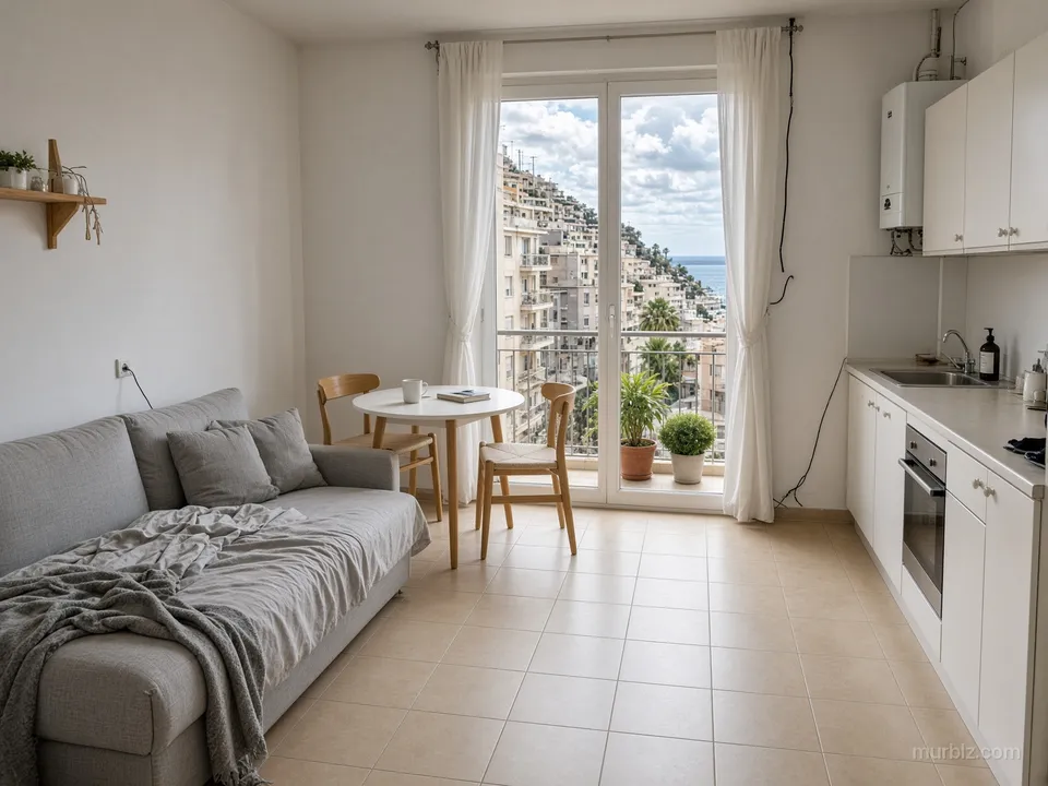 Studio apartment in Jardin Exotique district