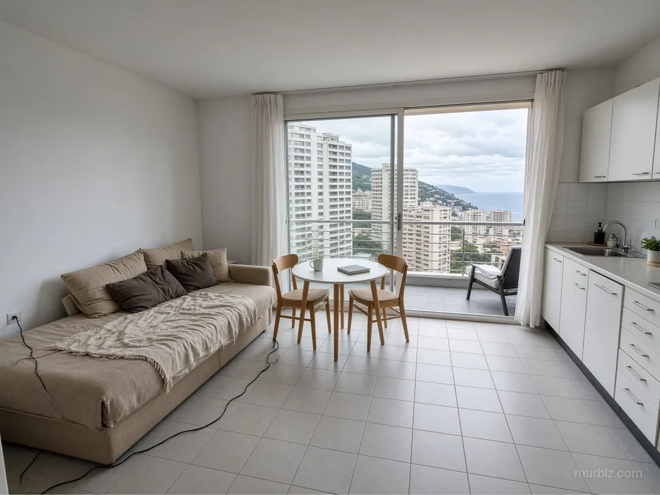 Studio apartment in La Rousse district