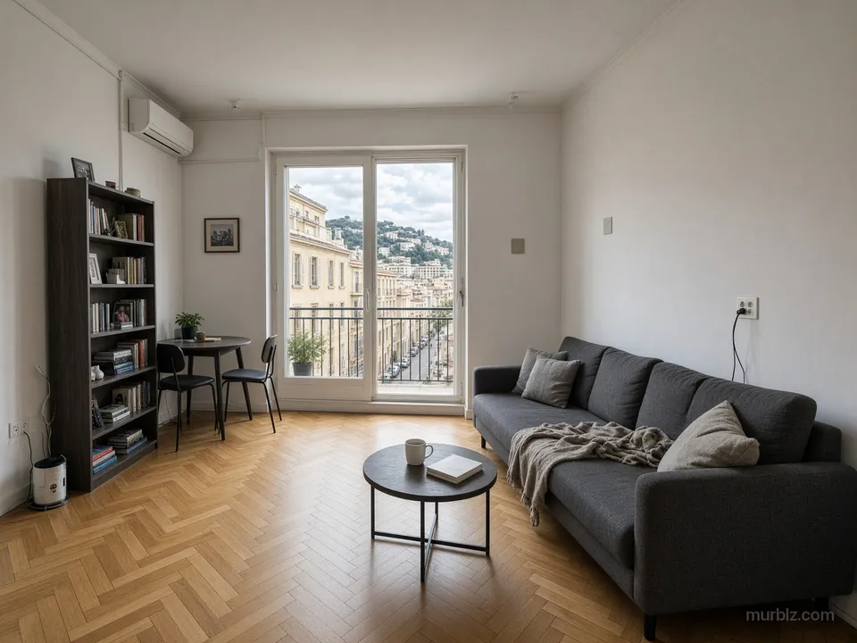 Two-room apartment in La Condamine district