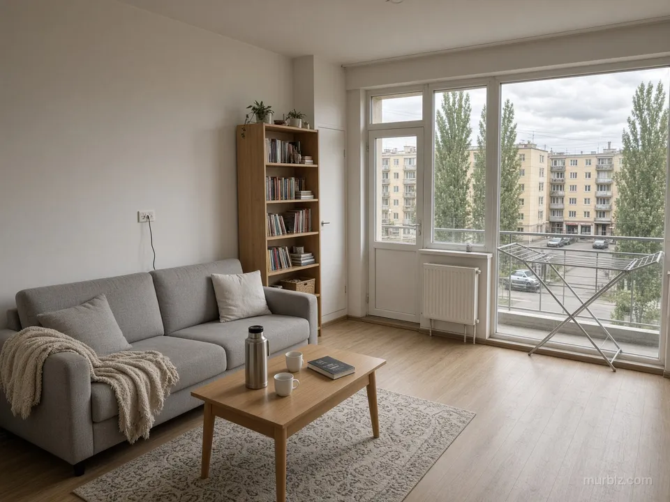 Renovated two-room apartment in Bayangol